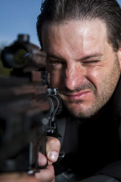 Personagem agente assassino contrato — Fotografia de Stock