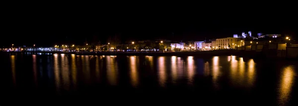 Tavira stad på natten — Stockfoto