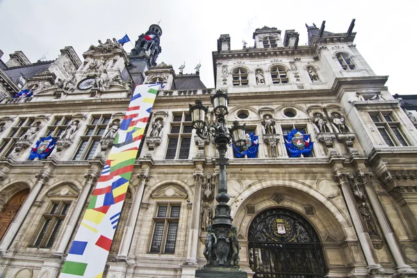 Hotel de Ville building, Paris, France — Stock Photo, Image