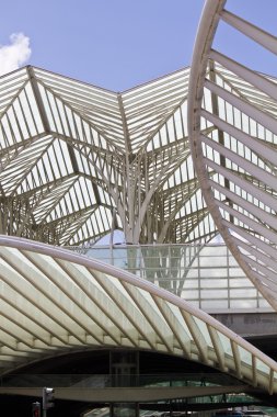 bir tren istasyonu'na modern mimari tasarım