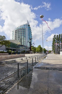 Kent park alanı parque das nacoes, lisbon, Portekiz