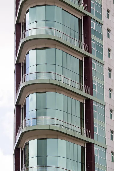 Glass detail of modern building — Stock Photo, Image