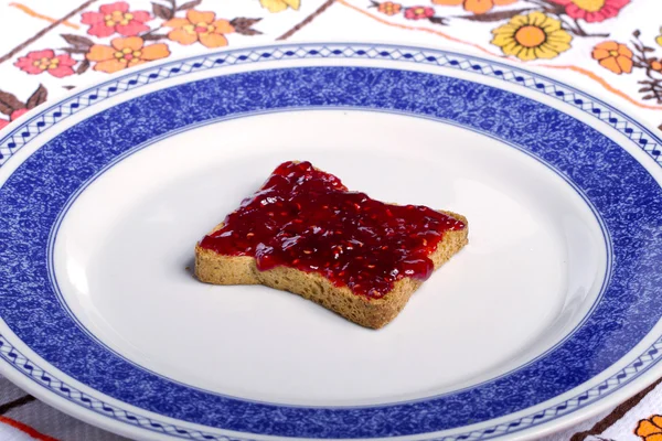 Pan tostado con mermelada — Foto de Stock