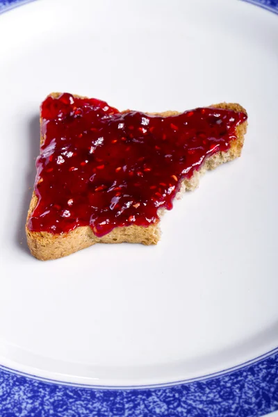 Pan tostado con mermelada — Foto de Stock