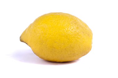 beyaz üzerine limon