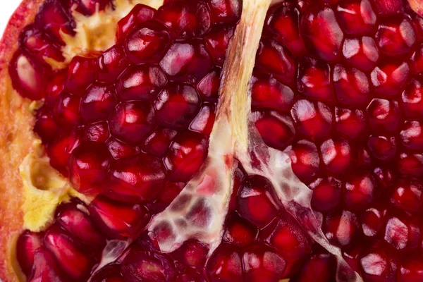 Pomegranates on white — Stock Photo, Image