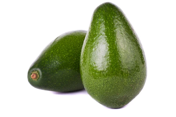 Frutti di avocado su bianco — Foto Stock