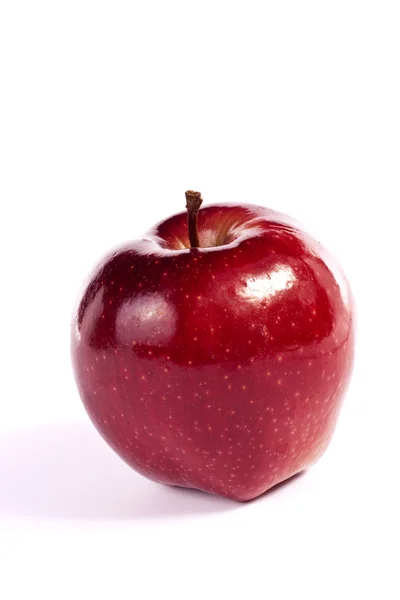 Rött äpple — Stockfoto