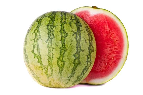 Wassermelone auf weiß — Stockfoto