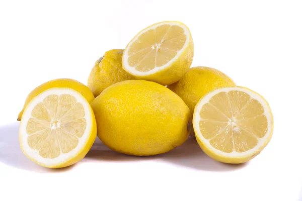 Lemons on white — Stock Photo, Image