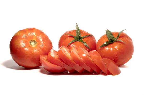 Rote Tomate — Stockfoto