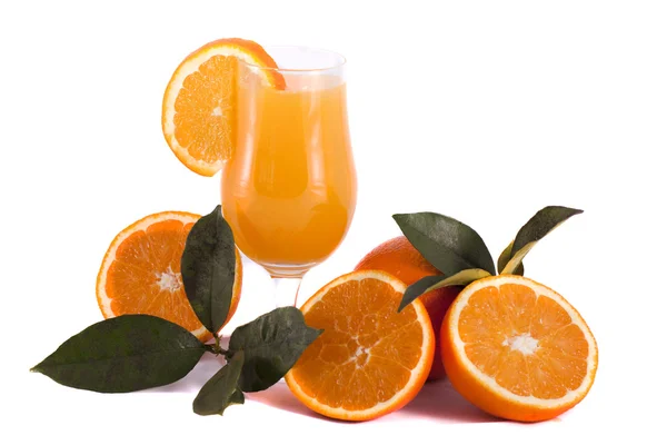 Glass of orange juice — Stock Photo, Image