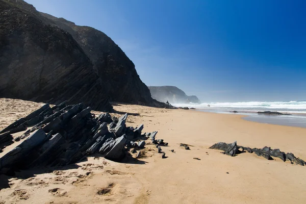 Hermosa playa en Sagres —  Fotos de Stock