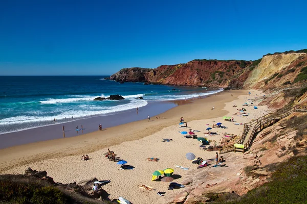 Prachtig strand in sagres — Stockfoto