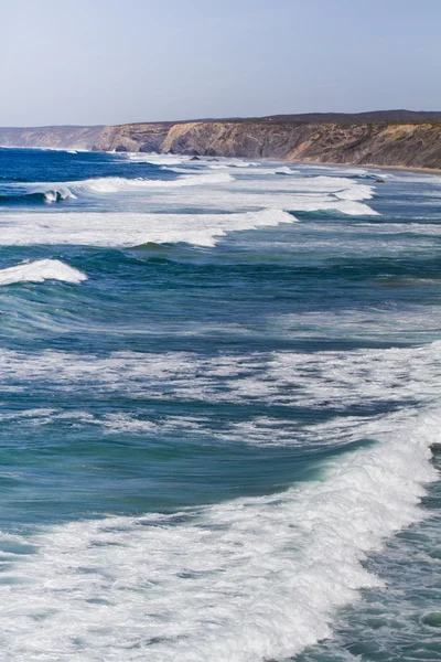 Prachtige kustlijn in sagres — Stockfoto