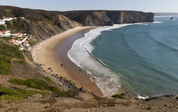 Hermosa playa en Sagres — Foto de Stock