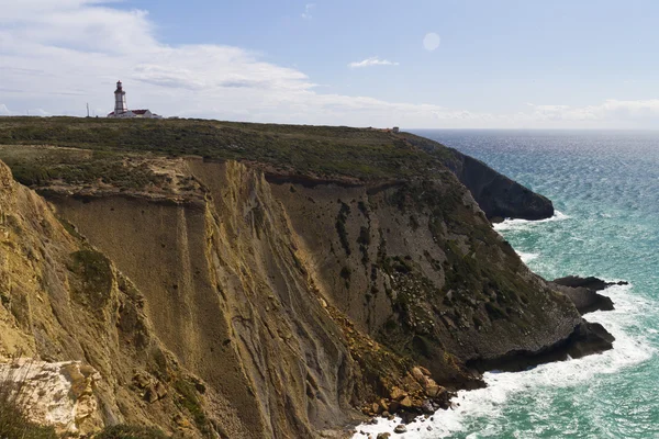 Vuurtoren van Kaap espichel — Stockfoto