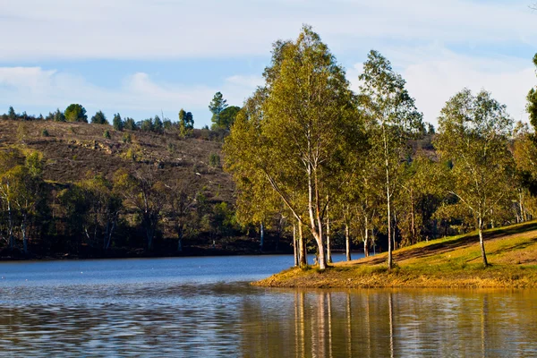 Krásné klidné jezero — Stockfoto