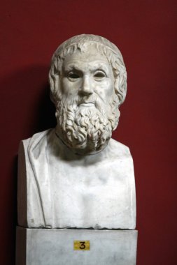 oude pythagoras Romeinse standbeeld