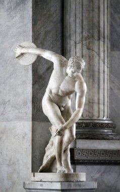 ancient roman statue clipart