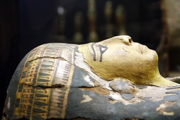 Egyptische mummie kist — Stockfoto