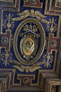 tavan ayrıntılı olarak cennet altar of st. mary Bazilikası