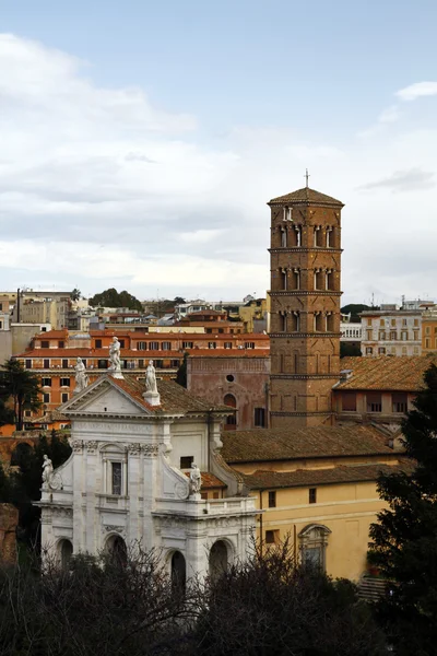 Ruinas de Palatino en Roma, Italia — Foto de Stock