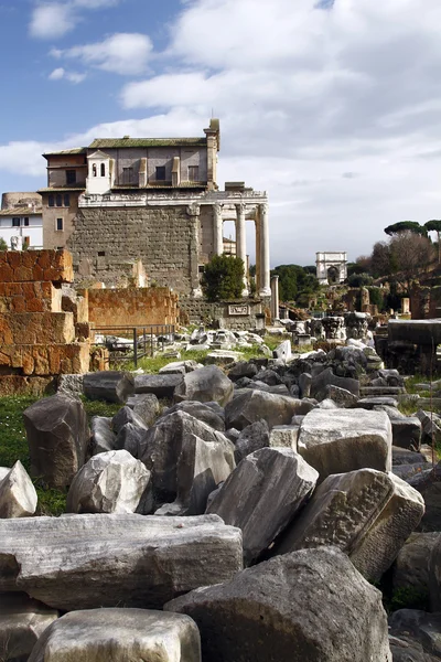 Palatino ruinerna i Rom, Italien — Stockfoto