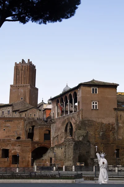 Mercado de Trajano em Roma, Itália — Fotografia de Stock