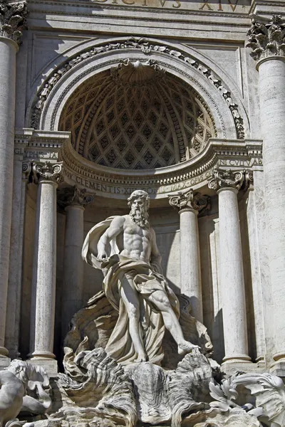 Fontana di Trevi, Rzym, Włochy — Zdjęcie stockowe