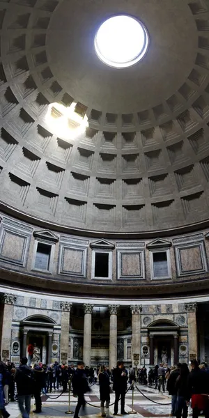 Kubah Pantheon di Roma, Italia — Stok Foto