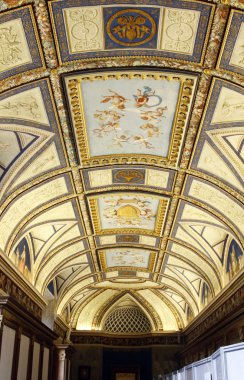 Vatikan müzelerinden tavan detayları