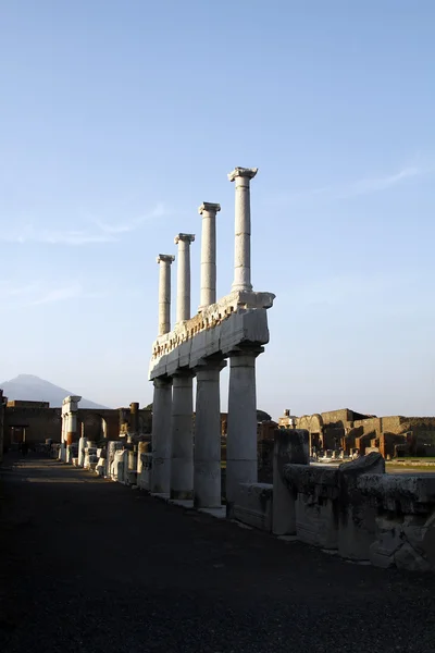 Archäologische Ruinen von Pompeji — Stockfoto