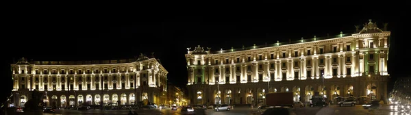 Piazza della Repubblica illuminata — Foto Stock