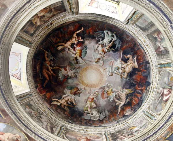 Dettagli soffitto dei musei Vaticani — Foto Stock