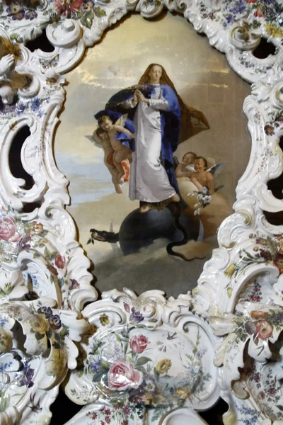 바티칸 박물관 천장 세부 정보 — 스톡 사진