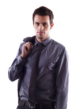 Beyaz genç iş adamı