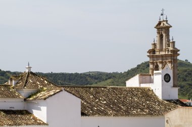 İspanyol sanlucar Town tipik evleri