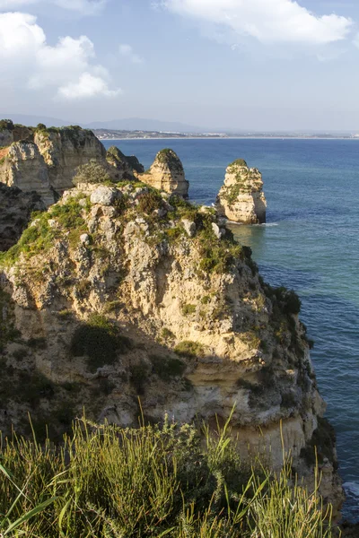 ポルトガル、アルガルヴェのラゴスの海岸線 — ストック写真
