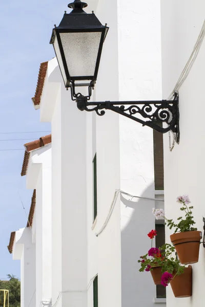 Typical white houses — Stock Photo, Image