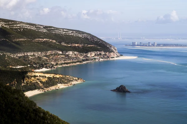 Landskapet i nationalparken av arrabida i portugal — Stockfoto