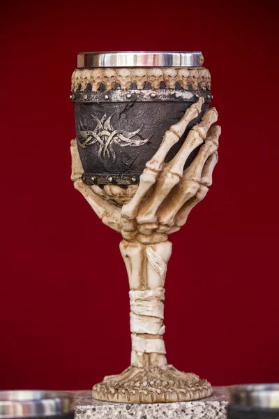 Fantasy medeltida chalice — Stockfoto