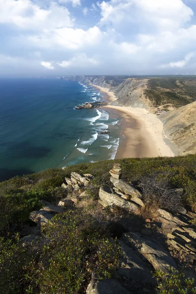 Wide view of the beautiful coastline area — Stock Photo, Image