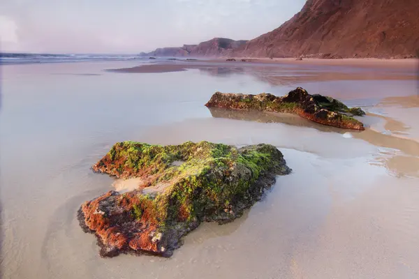 Pantai indah Sagres, Portugal — Stok Foto