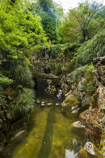 Quinta da Regaleira park, Sintra, Portugal — Stockfoto