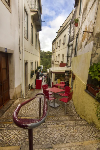 Gatorna staden sintra, portugal — Stockfoto