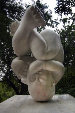 Sculpture of baby clipart