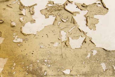 soyulmuş oda duvar eski.