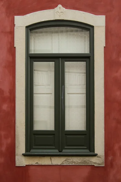 European window of a building — Stock Photo, Image