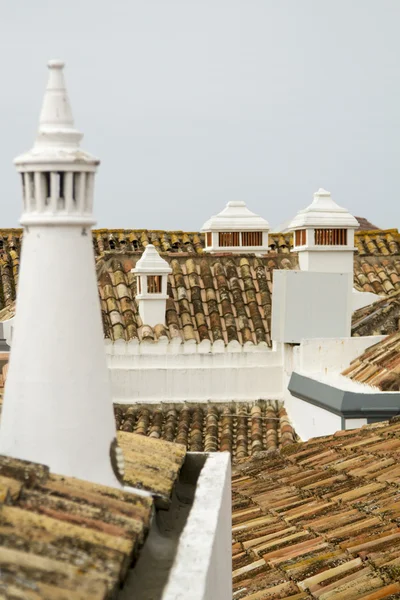 Architektura střech v Portugalsku — Stock fotografie